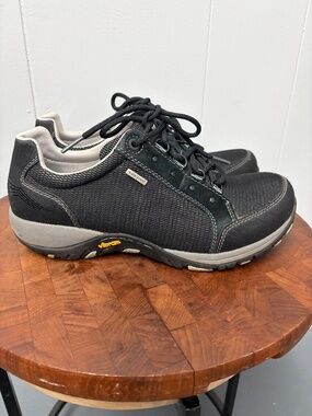 Dansko Peggy Black Women's Waterproof Mesh and Suede Sneakers Size 39
